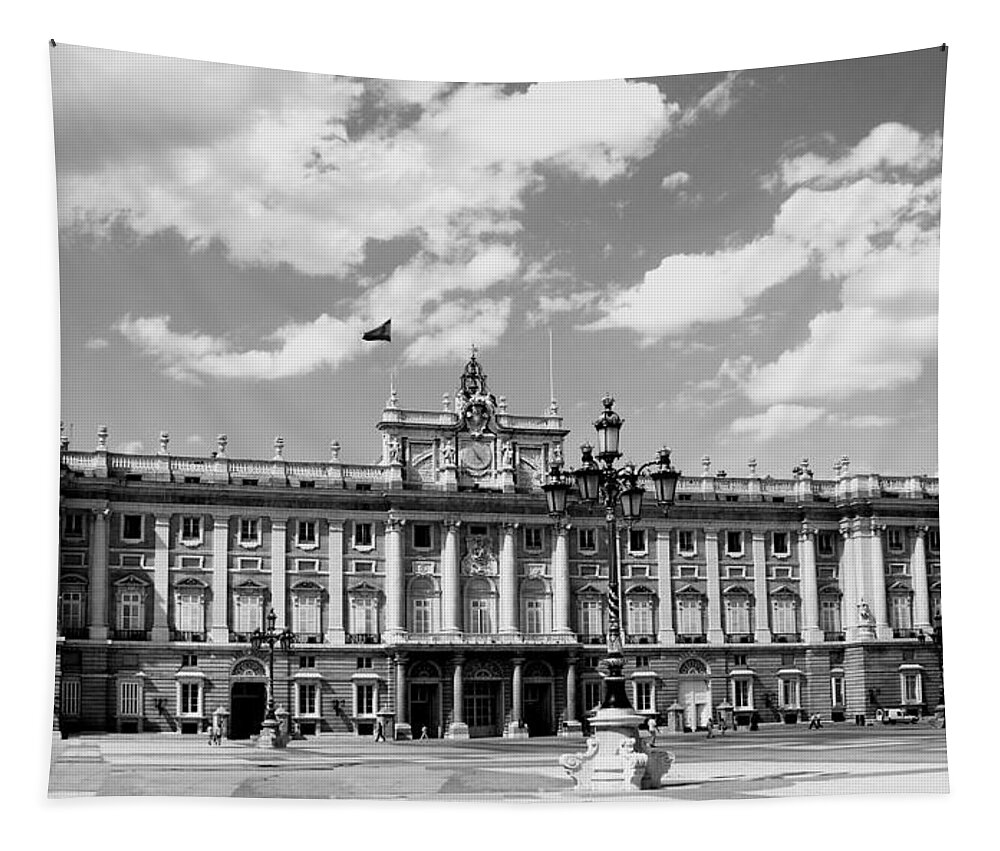 Spain Tapestry featuring the photograph Spain - Madrid - Royal Palace - Palacio Real by Jacqueline M Lewis