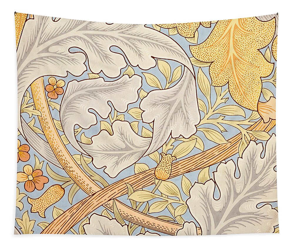 William Morris Tapestry featuring the painting St James Wallpaper Design by William Morris