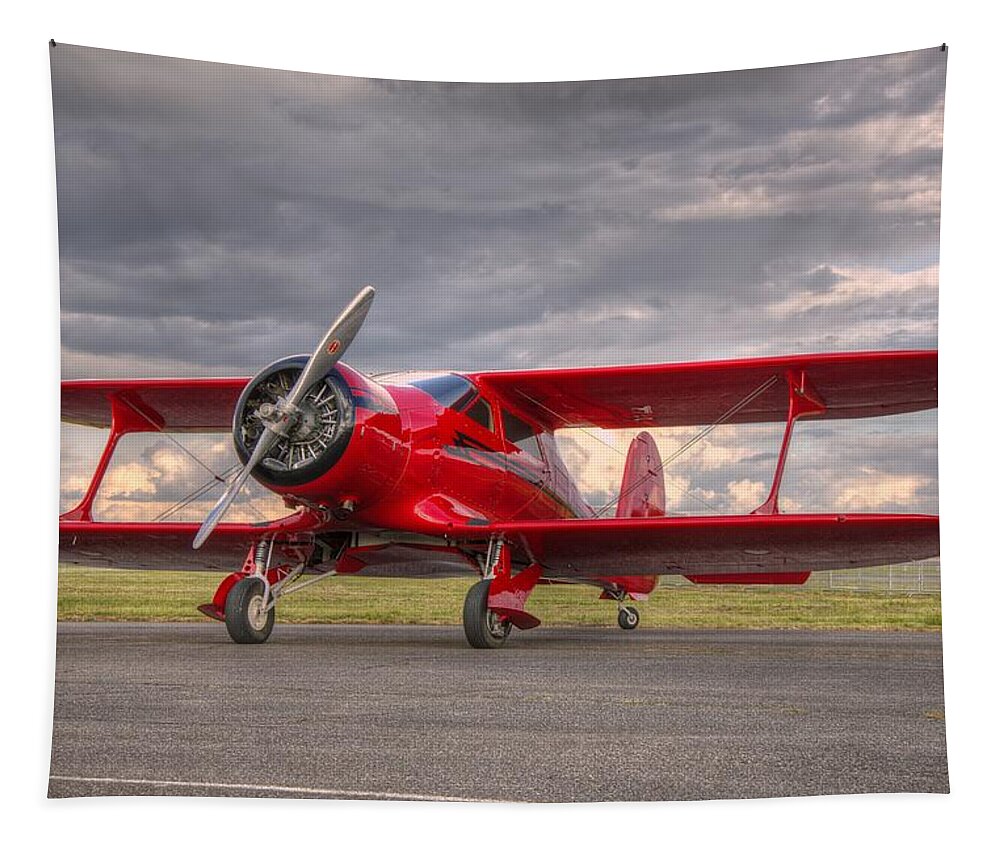 Staggerwing Tapestry featuring the photograph Staggerwing by Jeff Cook