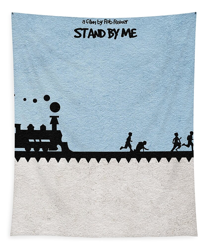 Stand By Me Tapestry featuring the digital art Stand by Me by Inspirowl Design