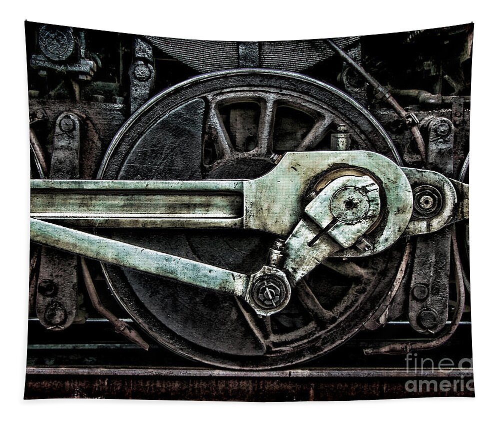 Locomotive Tapestry featuring the photograph Steam Power by Olivier Le Queinec