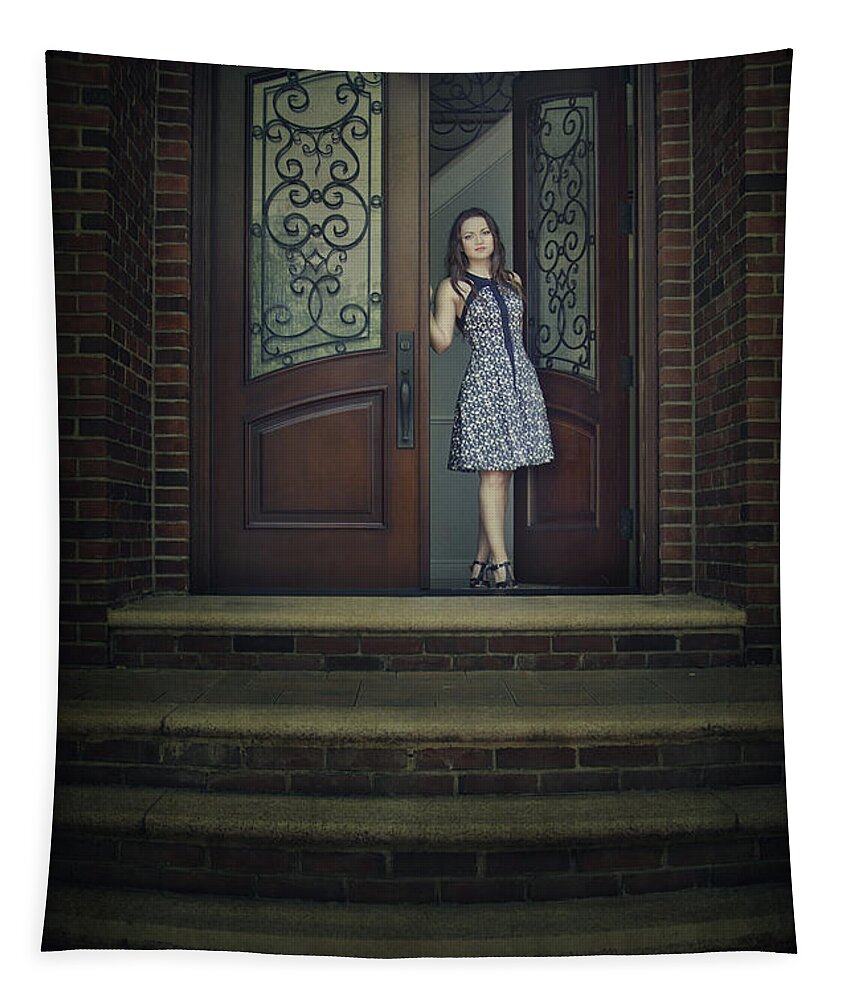 Home Tapestry featuring the photograph Step Into My Dream by Evelina Kremsdorf