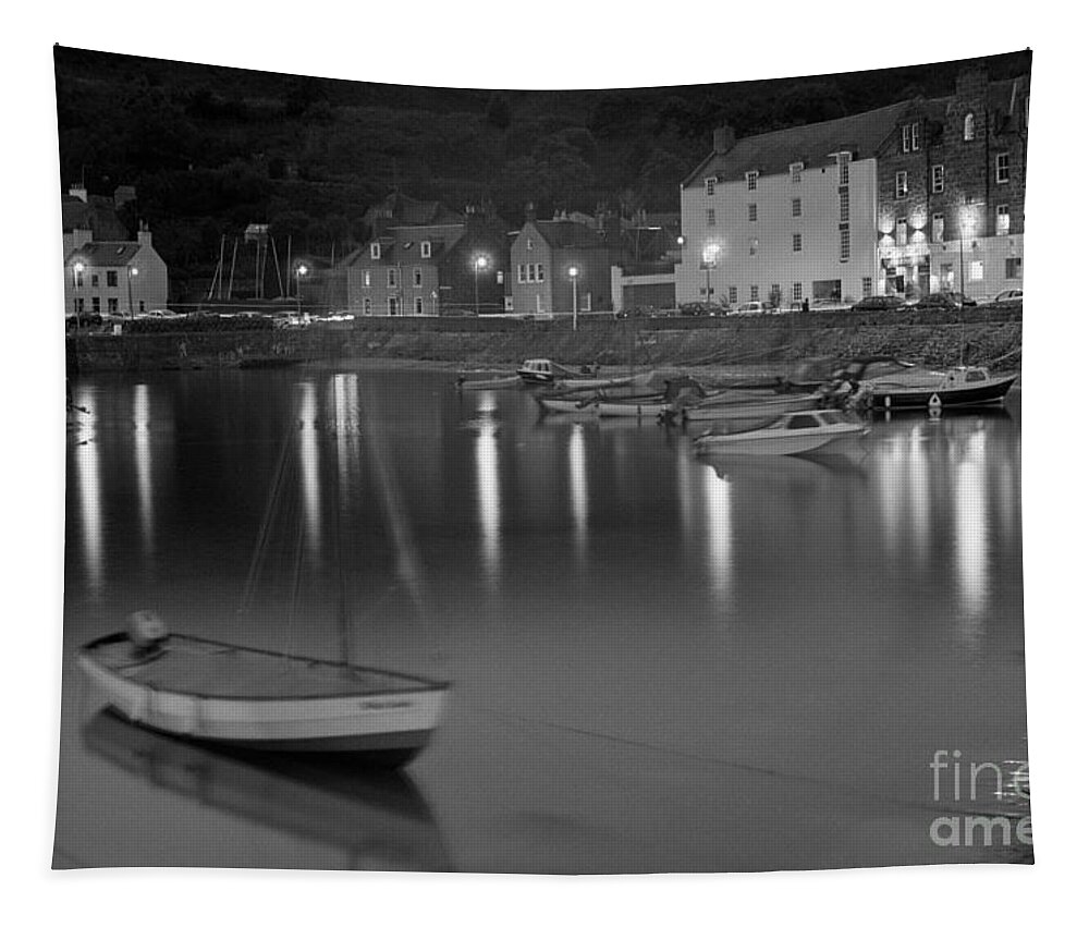Stonehaven Tapestry featuring the photograph Stonehaven Harbour by Riccardo Mottola