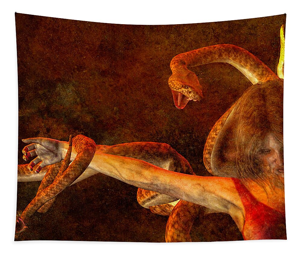 Eve Tapestry featuring the photograph Story of Eve by Bob Orsillo