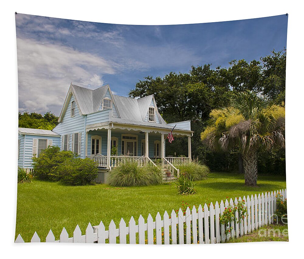 Sullivan's Island Tapestry featuring the photograph Sullivan's Island Home by Dale Powell