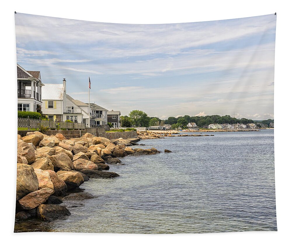 Beach Tapestry featuring the photograph Summer at the Shore by Marianne Campolongo