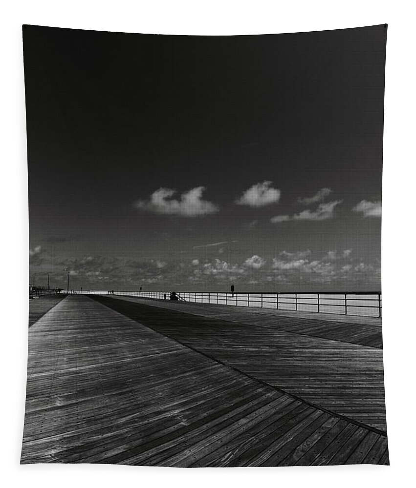 Black And White Tapestry featuring the photograph Summer Noir by Paul Watkins