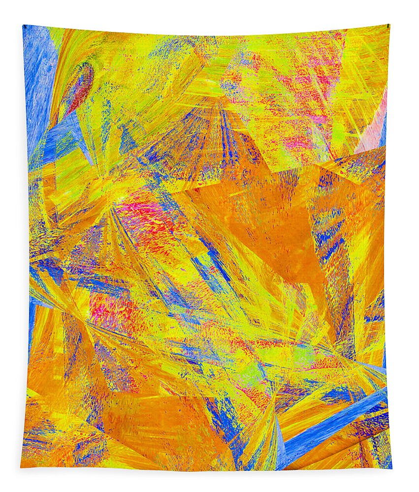 Digital Tapestry featuring the digital art Summer's Fall by Stephanie Grant