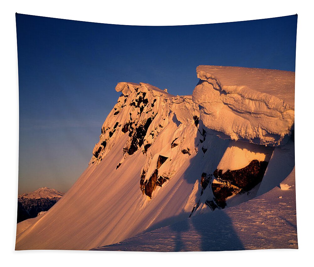 Summit Tapestry featuring the photograph 2M4414-Summit of Mt. Pilchuck by Ed Cooper Photography
