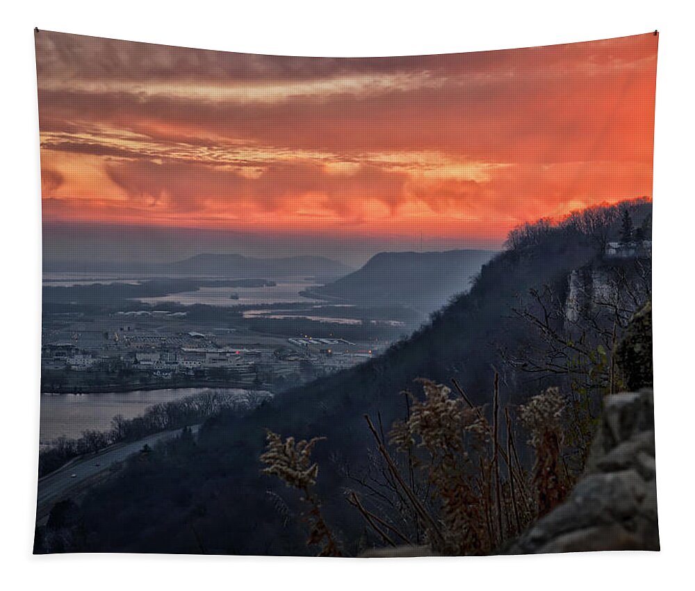 Sunrise Tapestry featuring the photograph Sunday Sunrise by Al Mueller