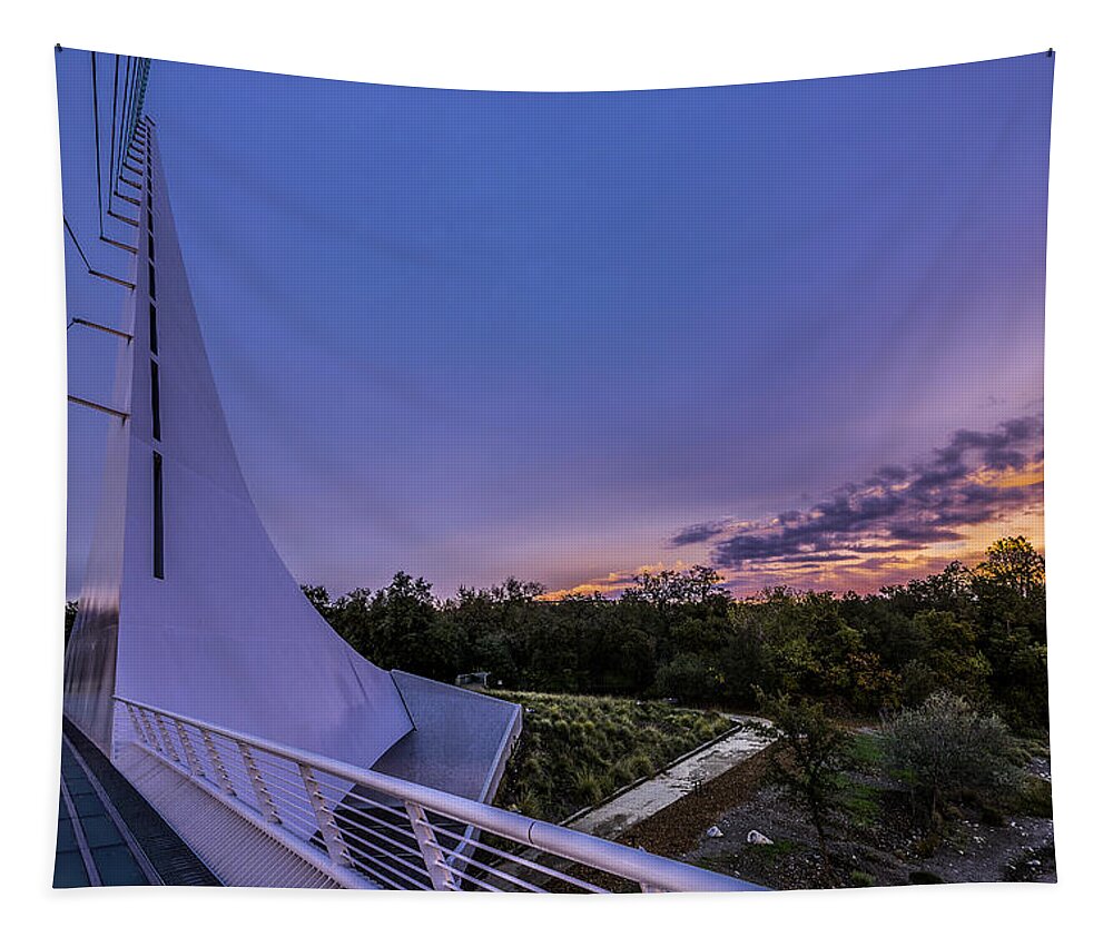 Bridge Tapestry featuring the photograph Sundial Bridge by Don Hoekwater Photography