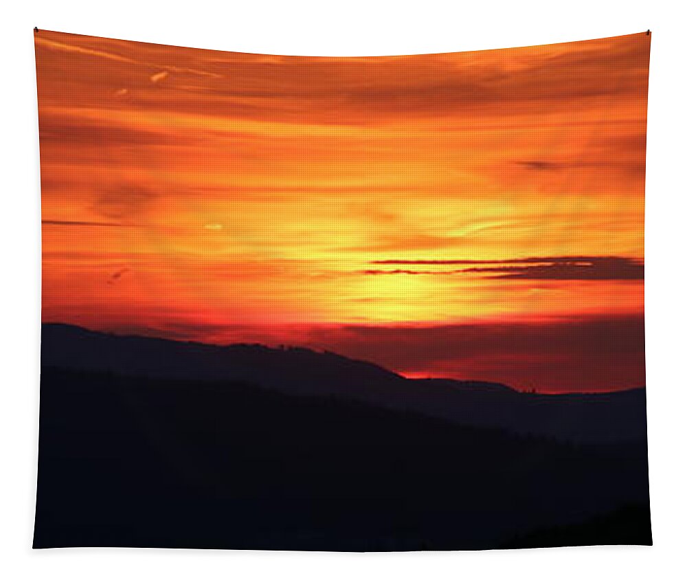 Sunset Tapestry featuring the photograph Sunset by Amanda Mohler
