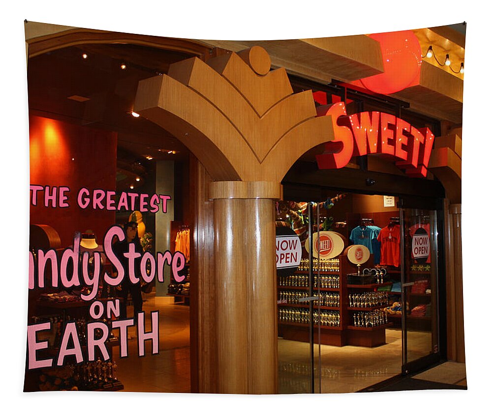 Sweet Shop Tapestry featuring the photograph Sweet by David Nicholls