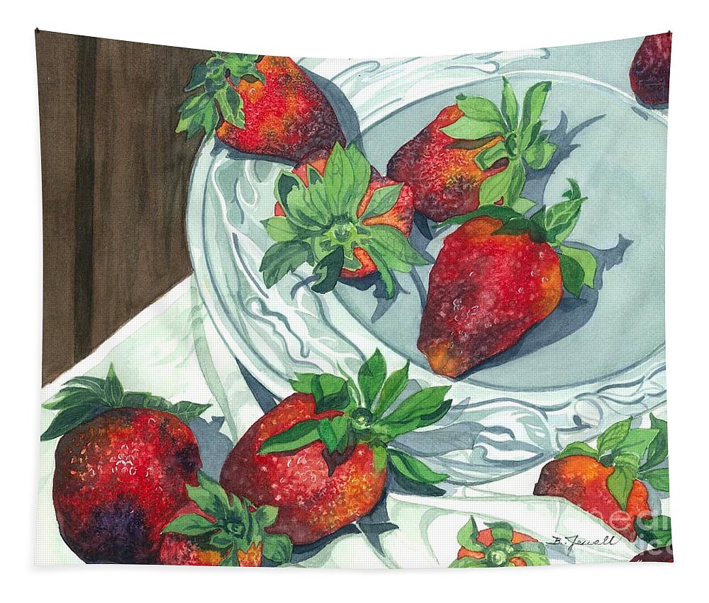Fruit Tapestry featuring the painting Sweet Treats by Barbara Jewell