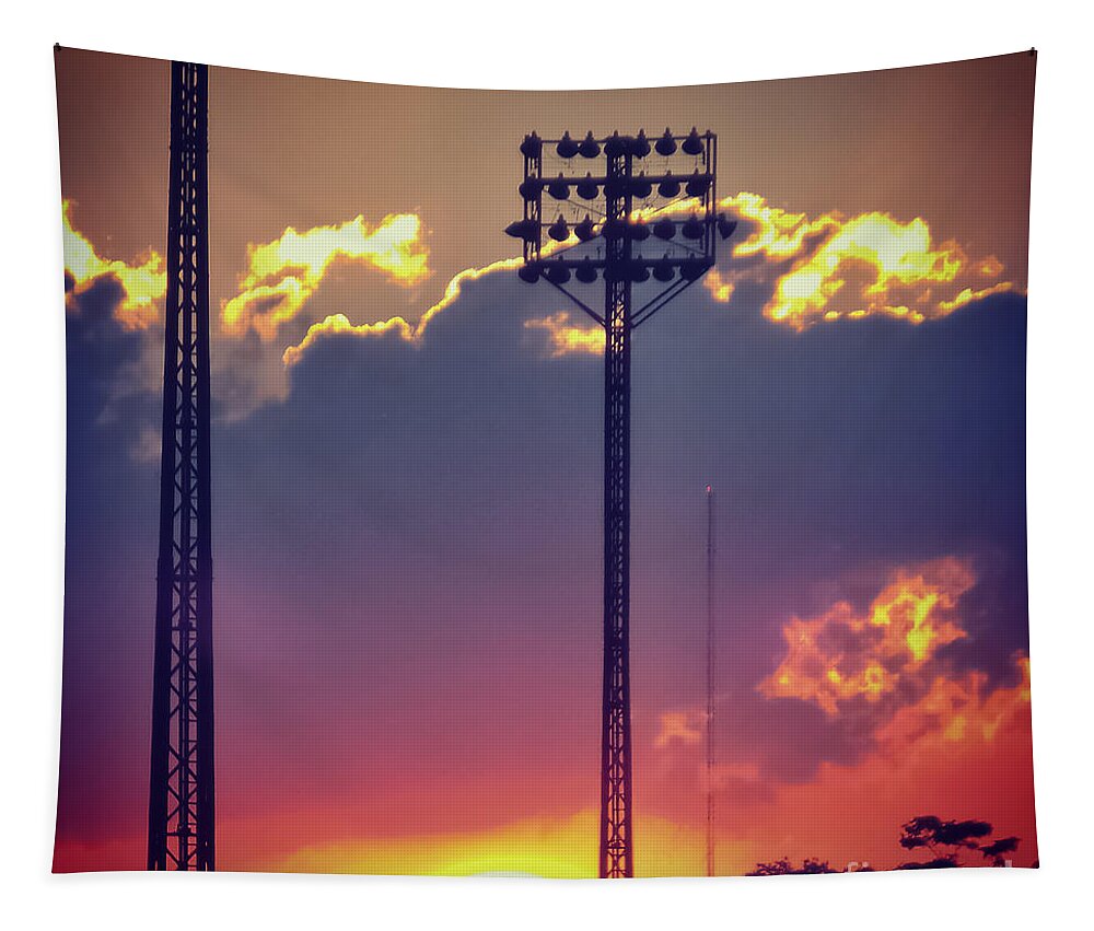 Dusk Tapestry featuring the photograph Switching Shifts by Charlie Cliques