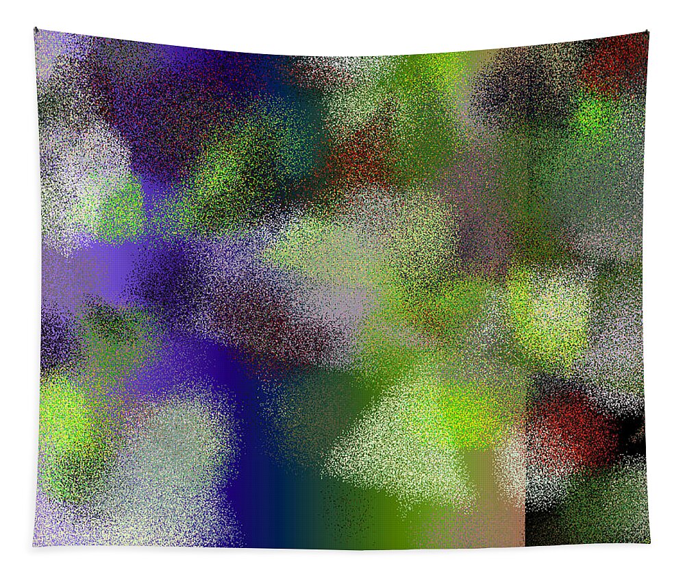 Abstract Tapestry featuring the digital art T.1.185.12.4x3.5120x3840 by Gareth Lewis