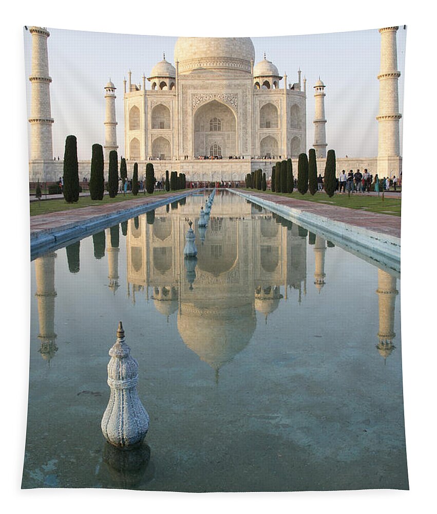 Taj Mahal Tapestry featuring the photograph Taj by Elena Perelman