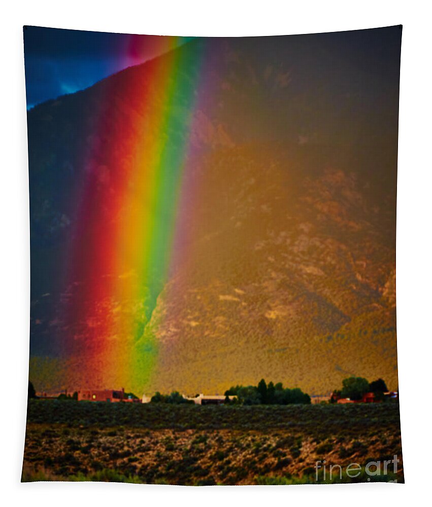 Vivid Tapestry featuring the photograph Taos Magic by Charles Muhle