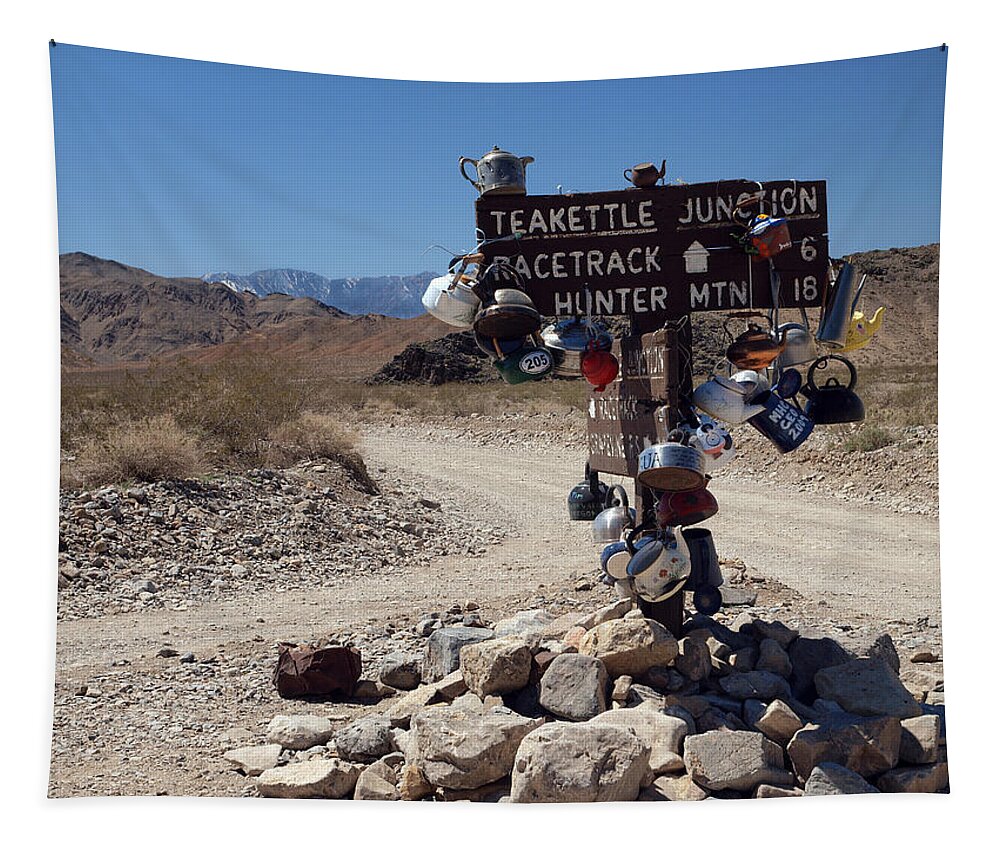 Teakettle Junction Tapestry featuring the photograph Teakettle Junction by Joe Schofield