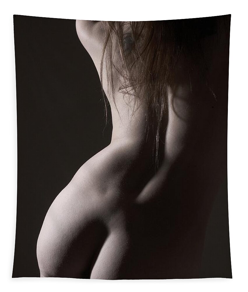 Nude Tapestry featuring the photograph Temptation by Joe Kozlowski