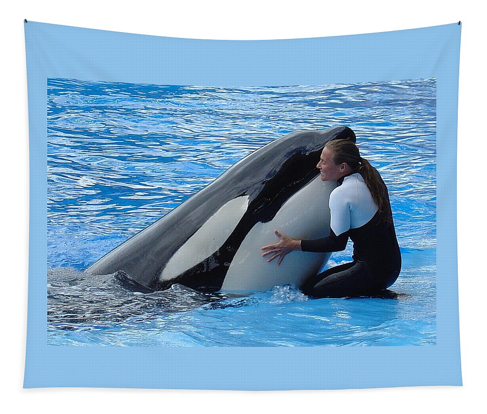 Sea World Tapestry featuring the photograph Tender by David Nicholls