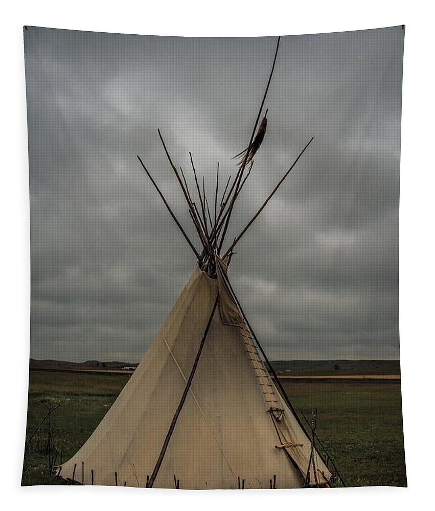 Tepee Tapestry featuring the photograph Tepee by Paul Freidlund