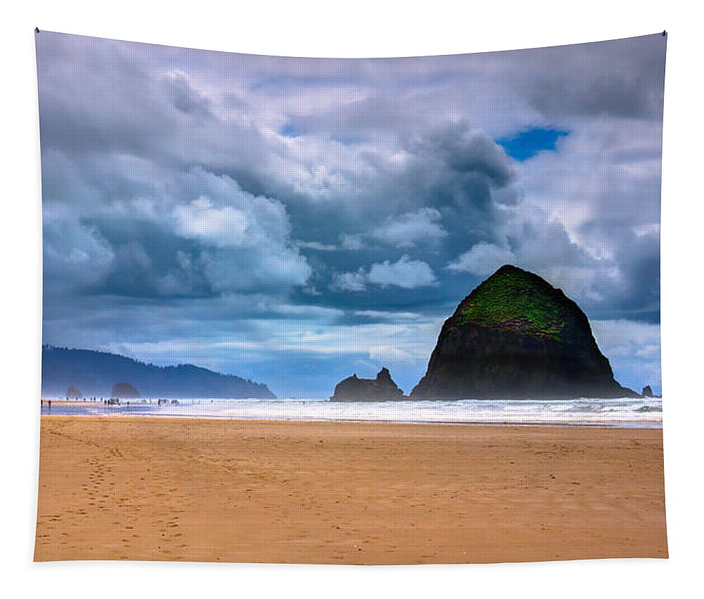 Cannon Beach Tapestry featuring the photograph The Beautiful Cannon Beach by David Patterson