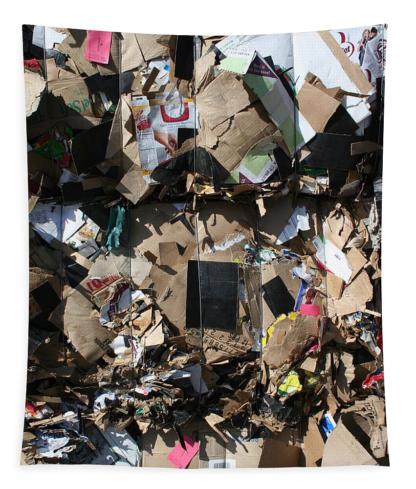 Trash Tapestry featuring the photograph The Beauty of Recycling by Ric Bascobert