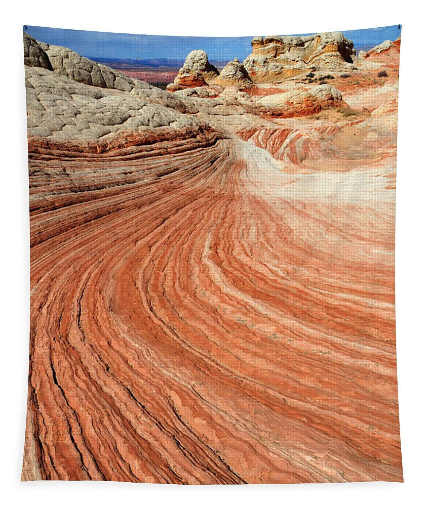 White Pocket Tapestry featuring the photograph The Brilliance Of Nature 3 by Bob Christopher