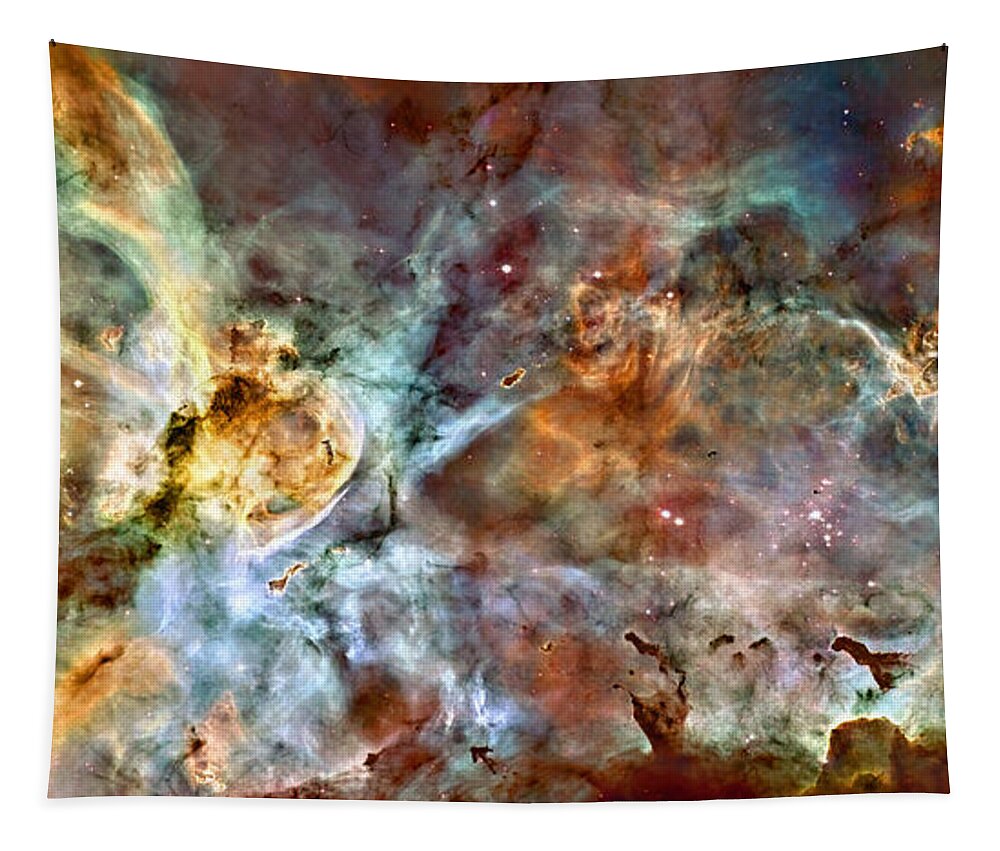  Carina Tapestry featuring the photograph The Carina Nebula by Ricky Barnard