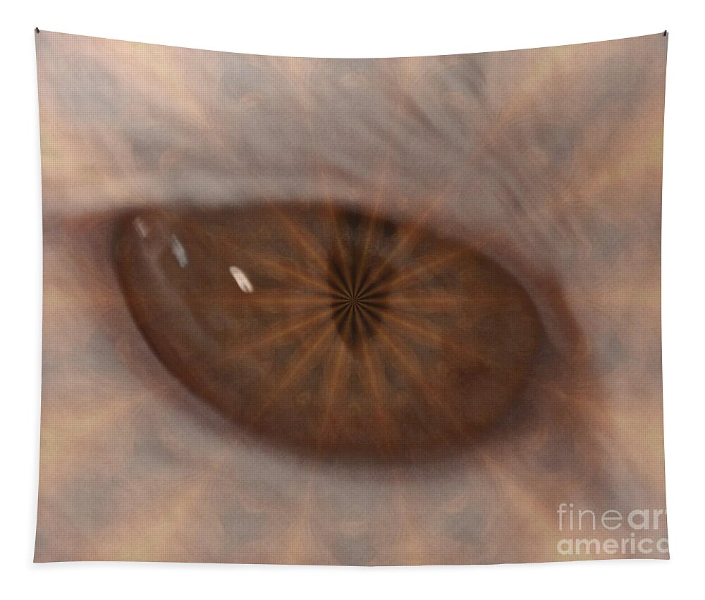 Digital Art Tapestry featuring the photograph The Cat Eye by Donna Brown