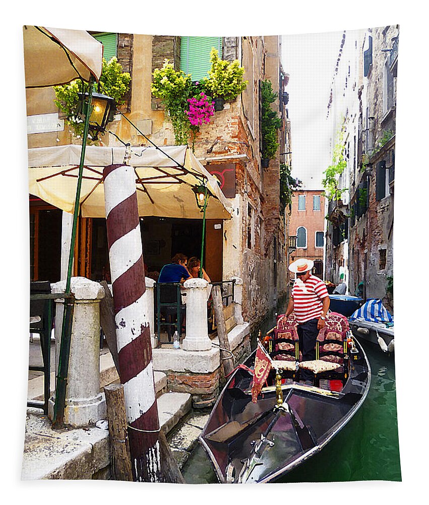 Italy Tapestry featuring the photograph The Colors Of Venice by Irina Sztukowski