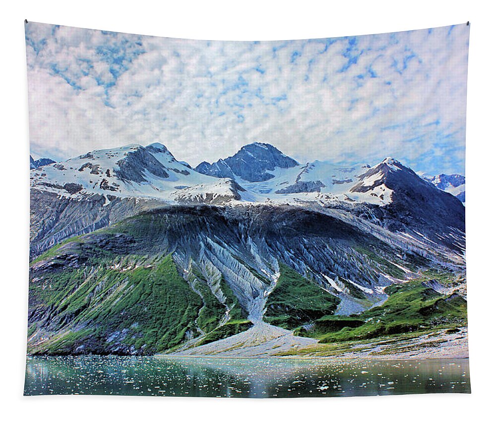 Glacier Bay Tapestry featuring the photograph The Definition is Awesome by Kristin Elmquist