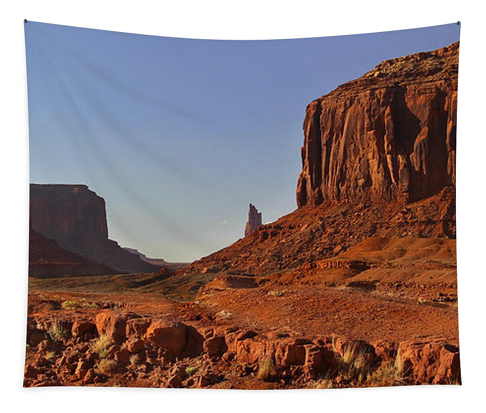 Desert Tapestry featuring the photograph The Dusty Trail - Monument Valley by Mike McGlothlen