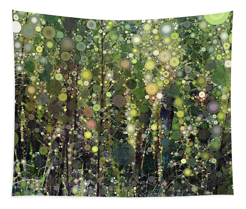 Digital Tapestry featuring the digital art The Forest by Linda Bailey