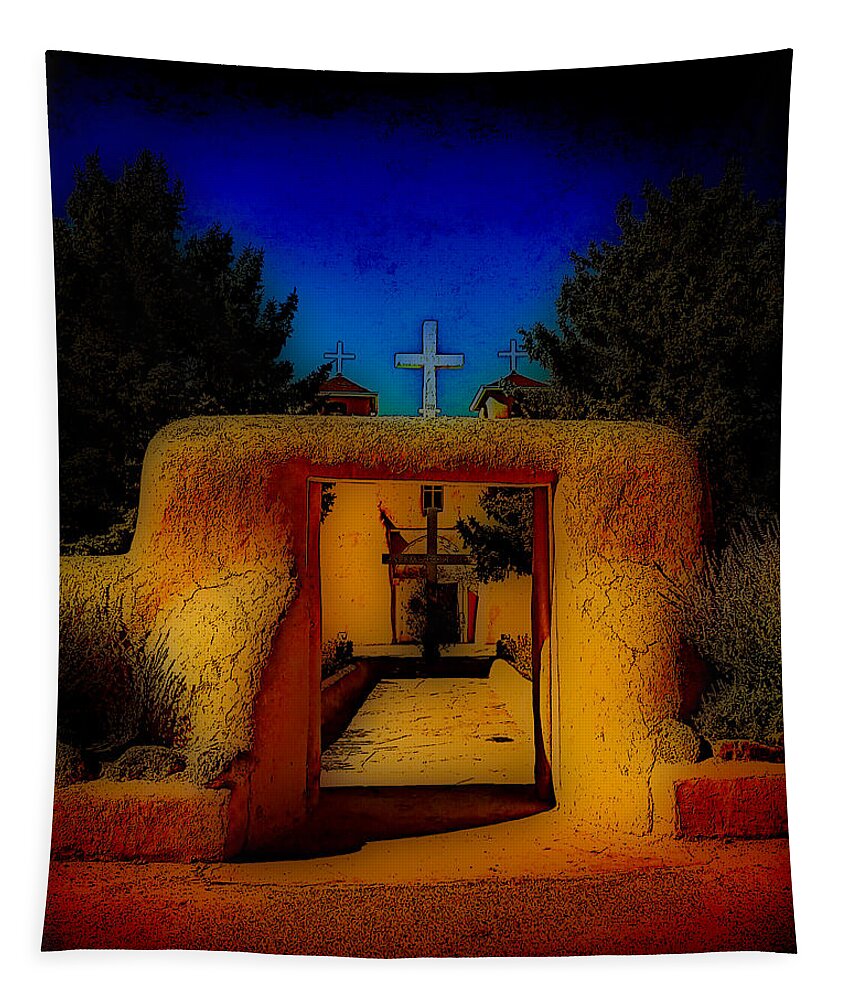 Gate Tapestry featuring the photograph The Gate by Charles Muhle