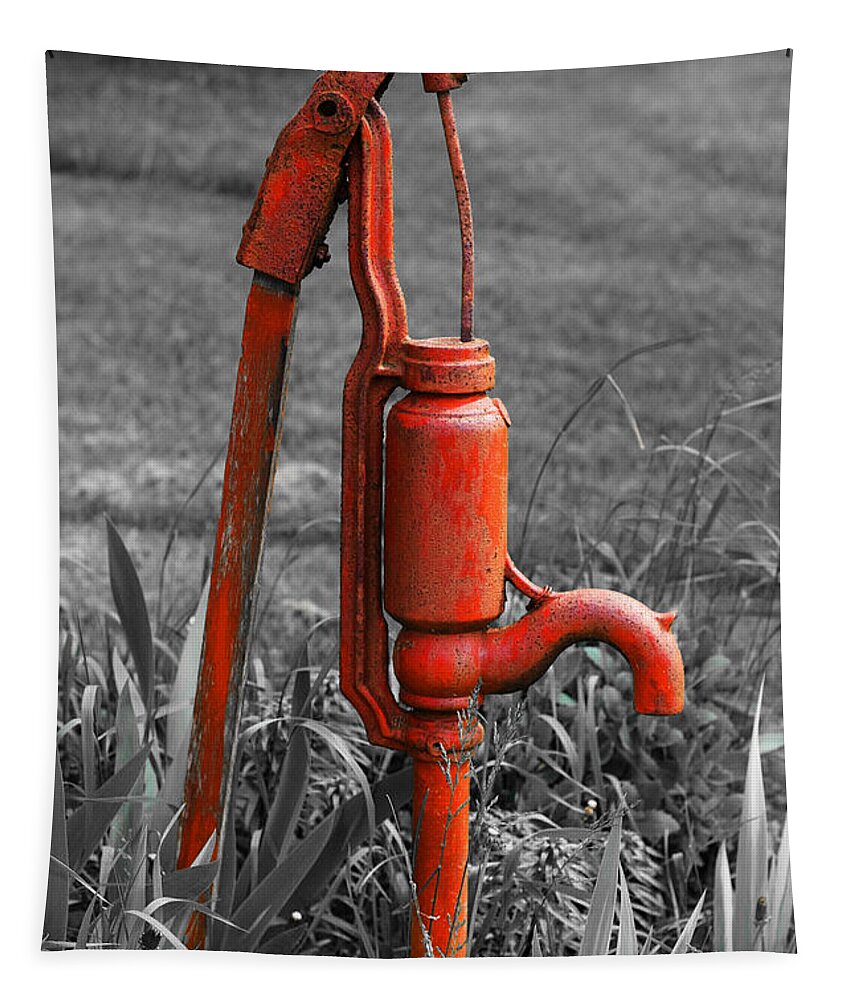 Hand Pump Tapestry featuring the photograph The Hand Pump by Barbara McMahon