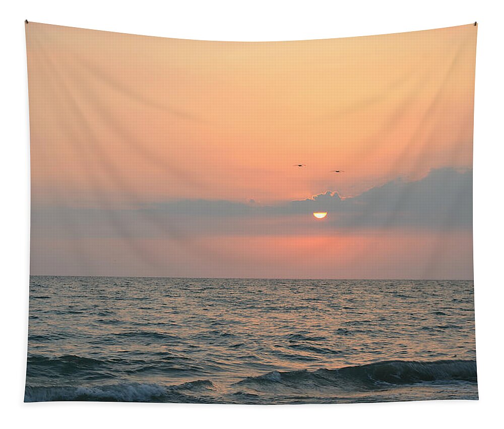 Sunset Tapestry featuring the photograph The Melody of My Heart by Melanie Moraga