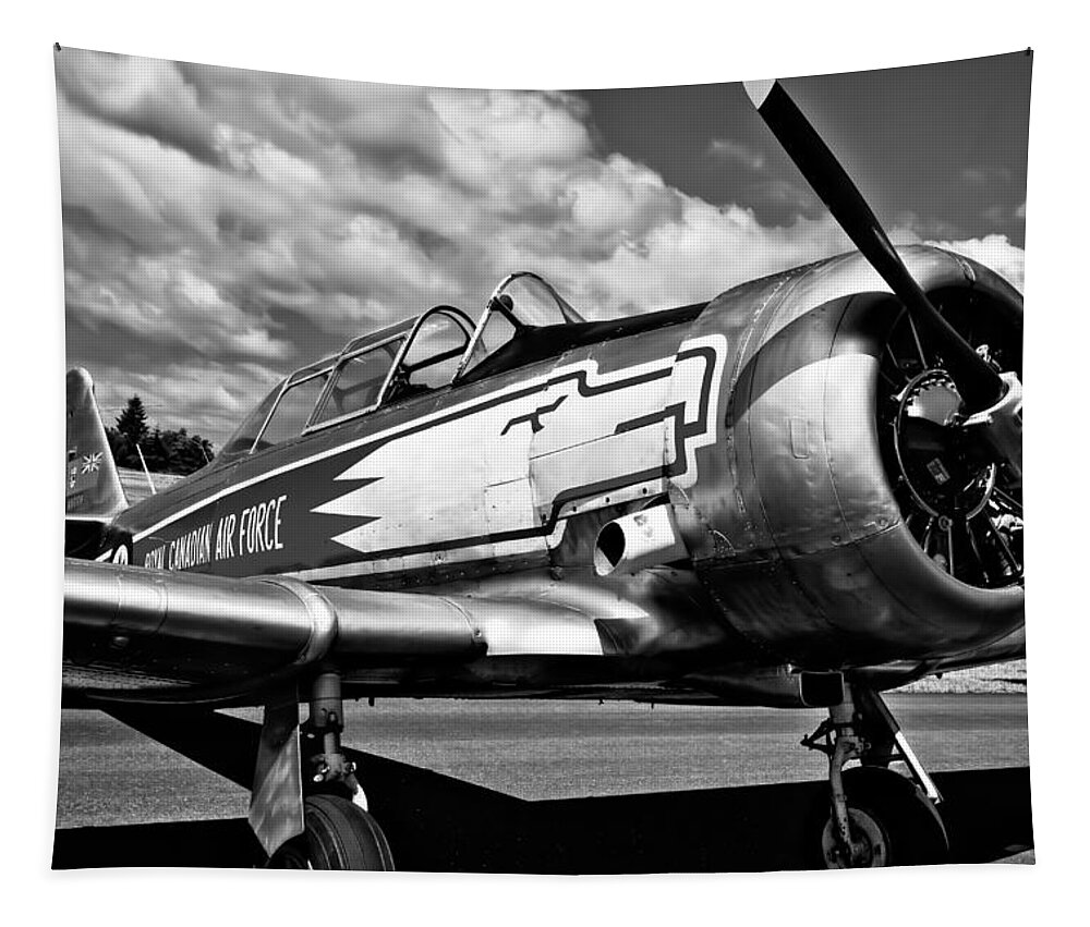 The North American T-6 Texan Tapestry featuring the photograph The North American T-6 Texan by David Patterson