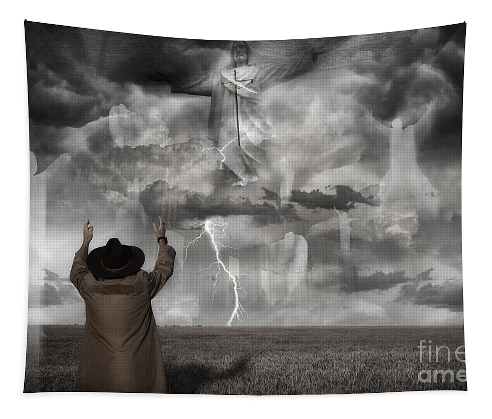 Christianity Tapestry featuring the photograph The Rapture II by Keith Kapple