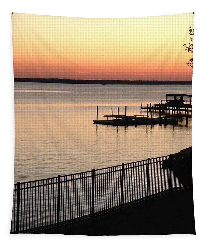 Photo's Tapestry featuring the photograph The St Johns River Jacksonville FL by Marian Lonzetta