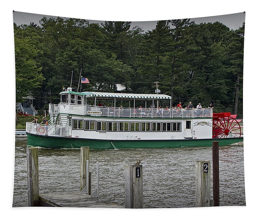 Cruise Tapestry featuring the photograph The Star of Saugatuck Paddle Boat by Randall Nyhof