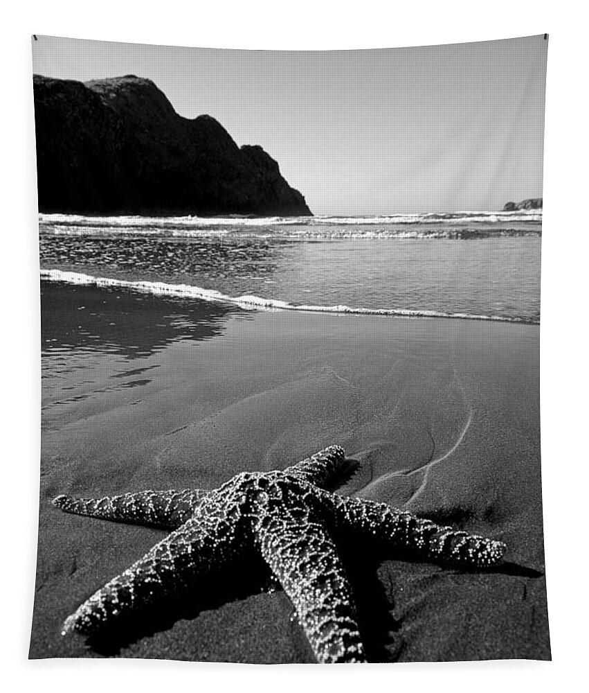 Starfish Tapestry featuring the photograph The Starfish by Peter Tellone