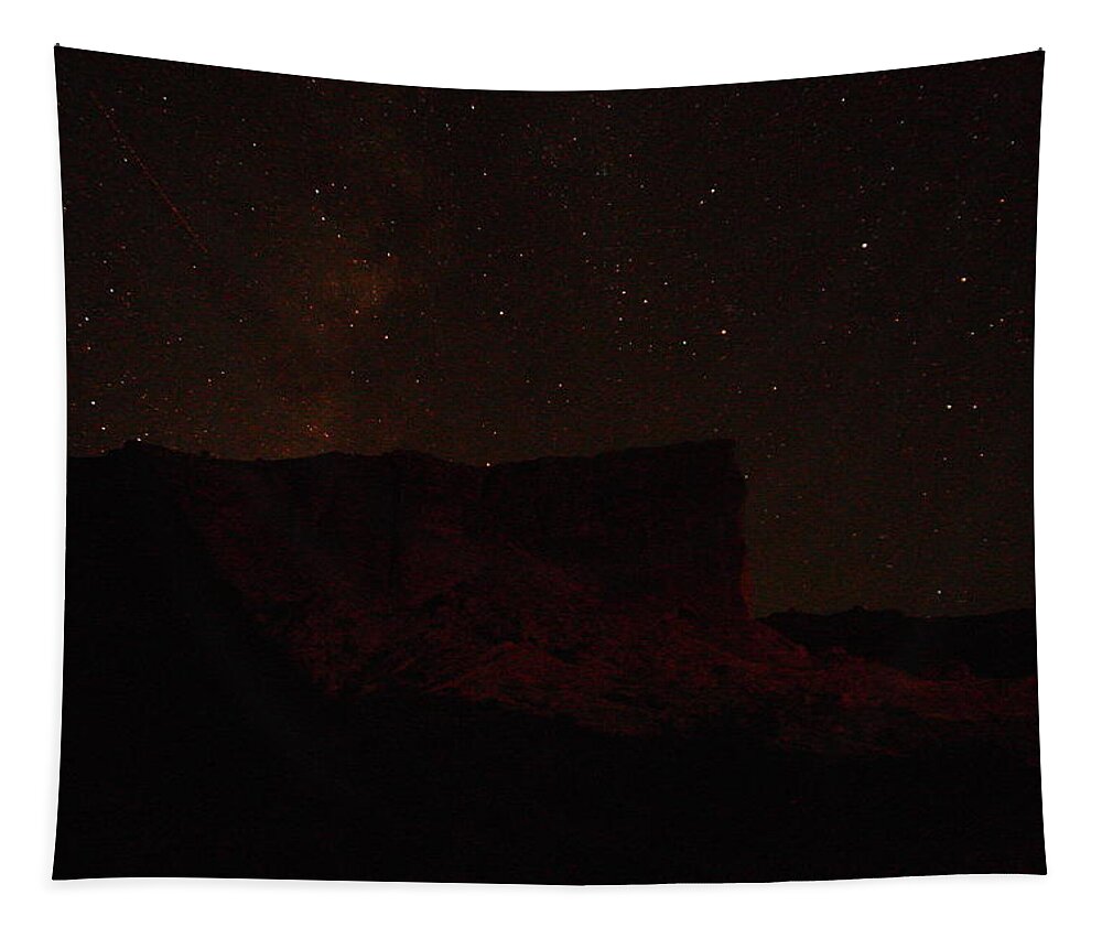 Night Tapestry featuring the photograph The Stars Of Moab by Jeff Swan