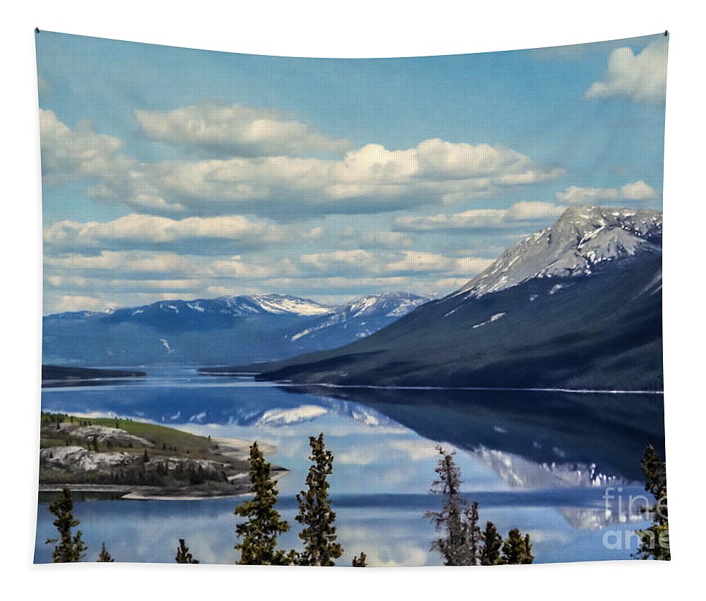 Tagish Lake Tapestry featuring the photograph The Yukon by Suzanne Luft