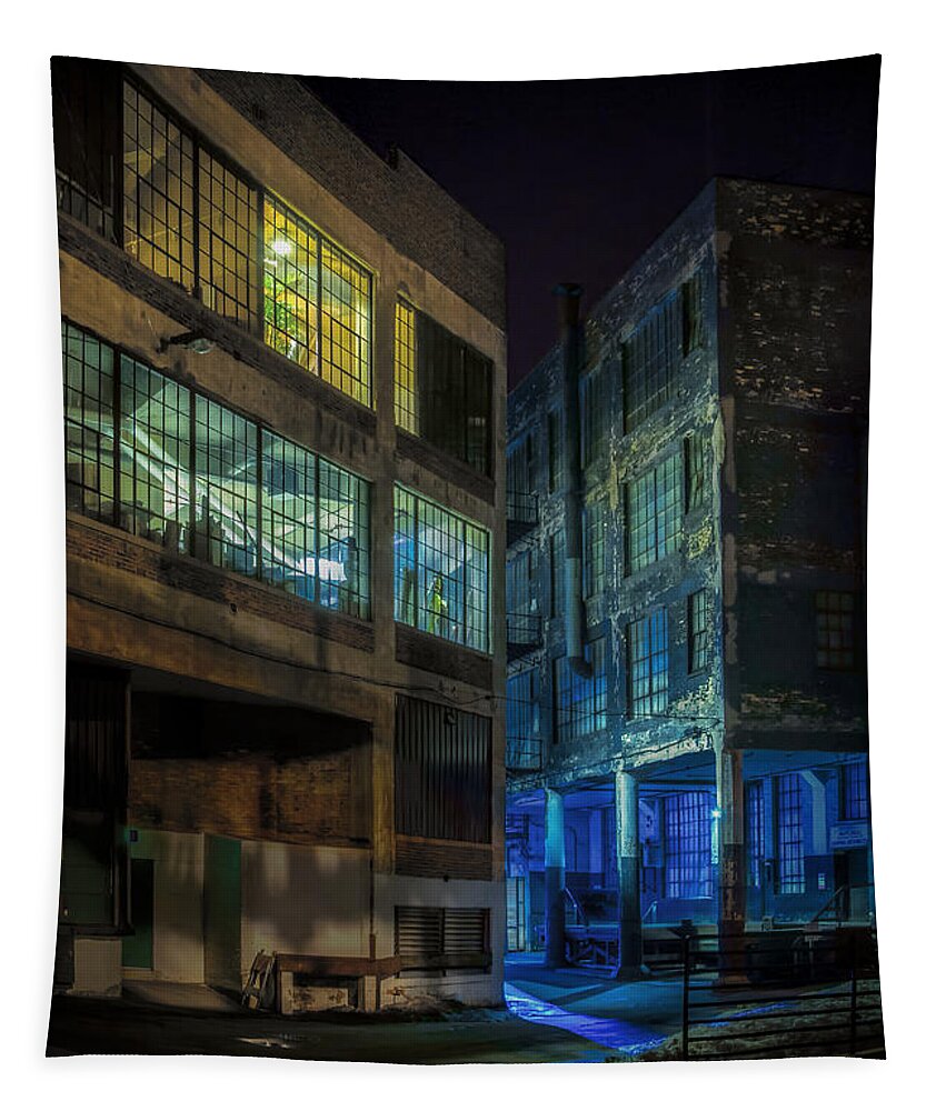 Alley Tapestry featuring the photograph Third Ward Alley by Scott Norris
