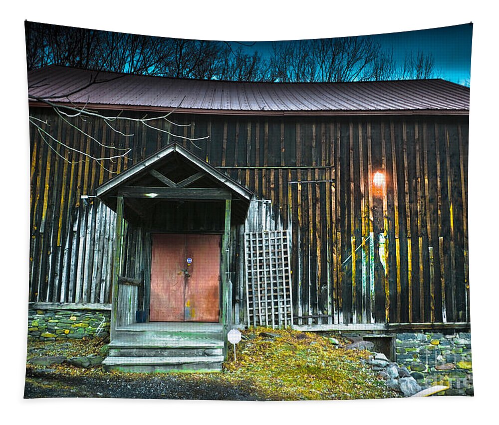 Barn Tapestry featuring the photograph This Old Barn by Gary Keesler