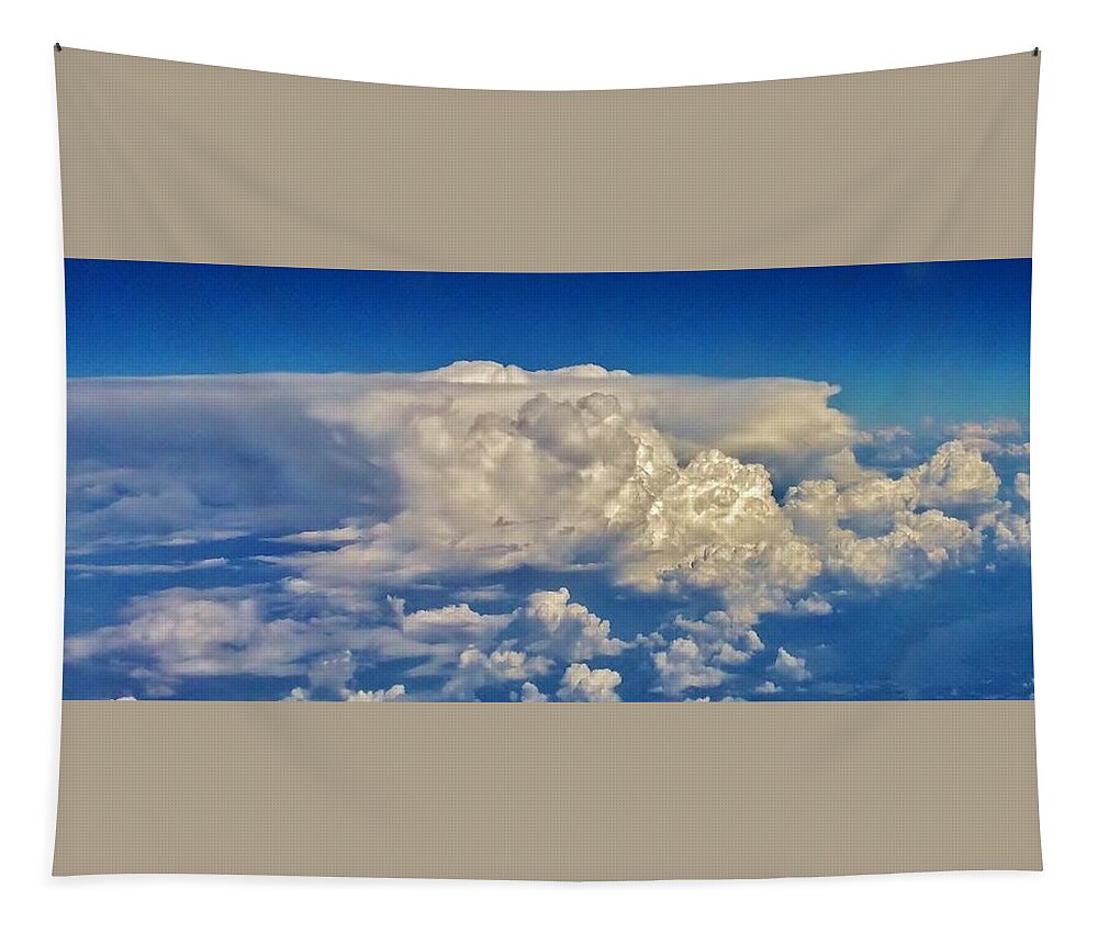 Thunderstorm Tapestry featuring the photograph Thunderstorm by Ed Sweeney