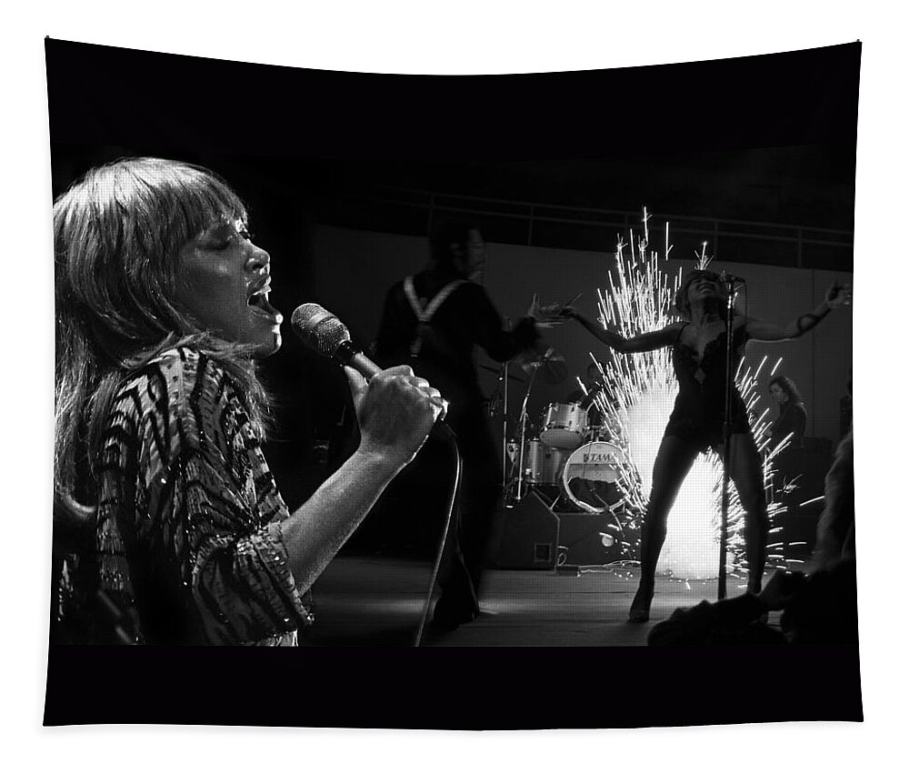 Tina Tapestry featuring the photograph Tina Turner by Dragan Kudjerski
