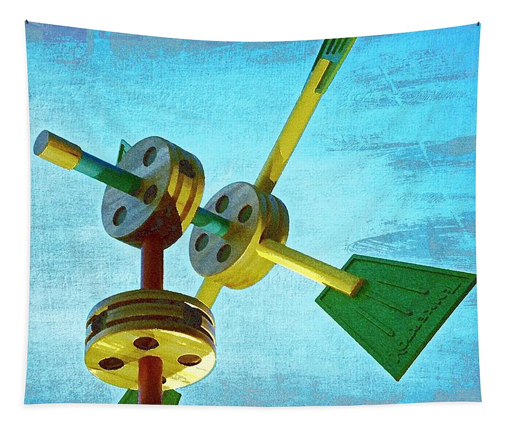 Toys Tapestry featuring the photograph Tinkertoys by Laurie Perry